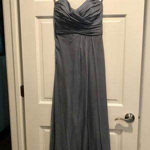 Amsale Silk Gown
